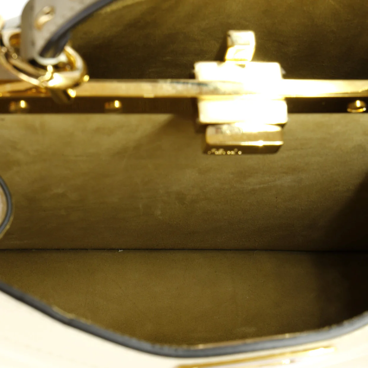 Peekaboo ISeeU Bag Studded Leather Small - Deep Luxury