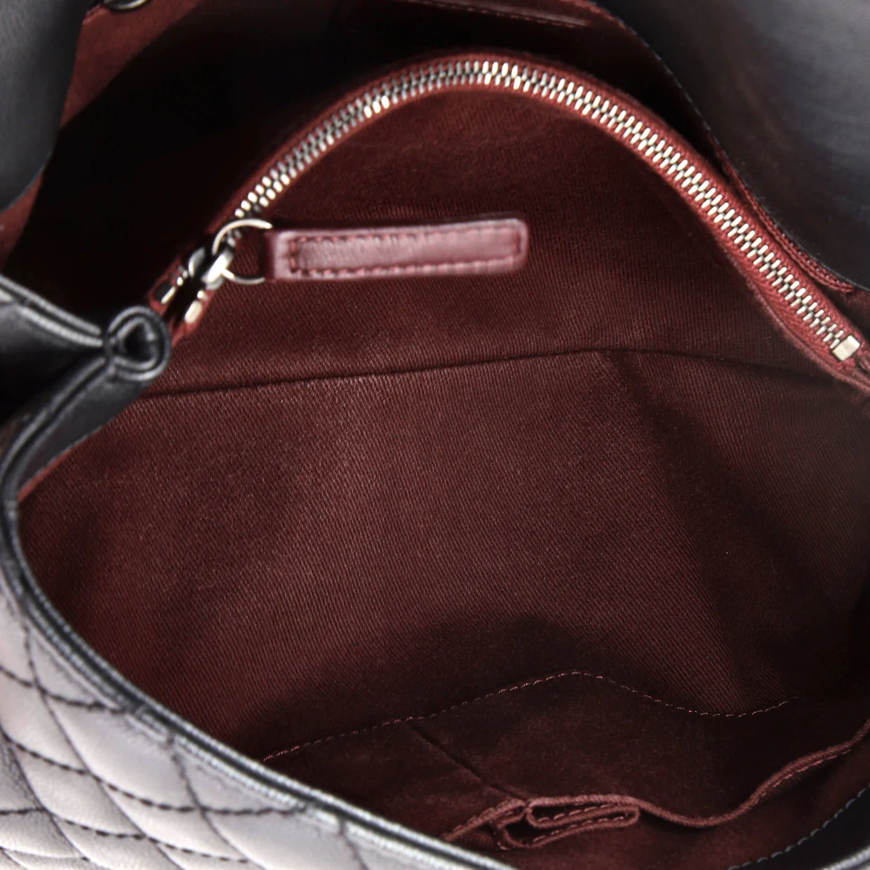 Coco Top Handle Bag Quilted Caviar Medium - Deep Luxury