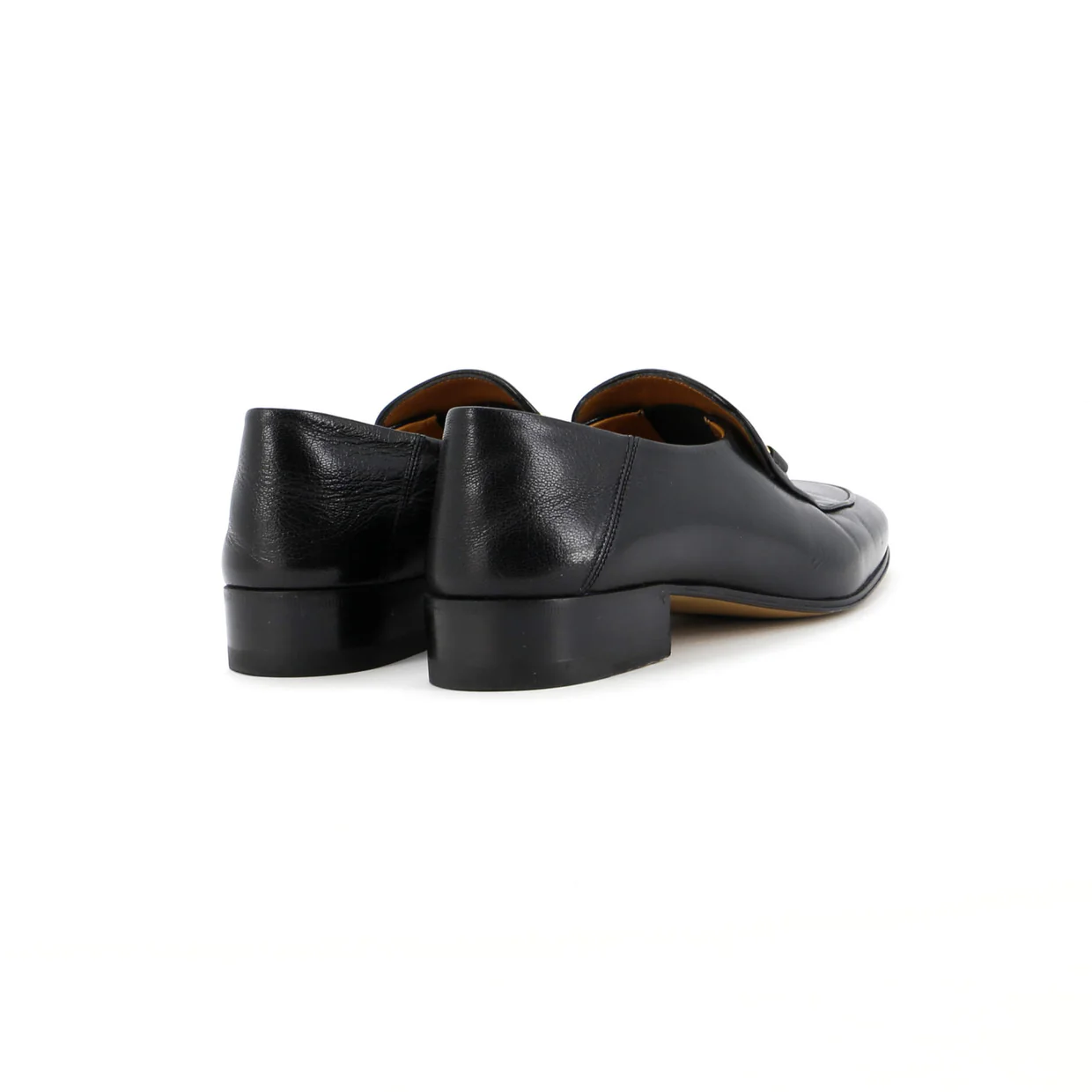 Women's Horsebit Mid-Heel Loafers Leather - Deep Luxury