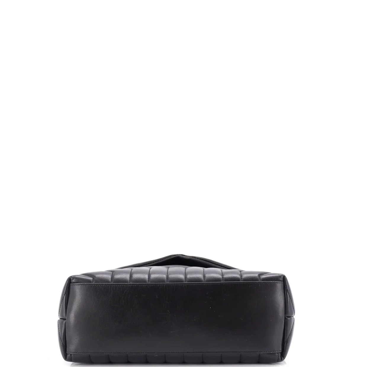 Loulou Shoulder Bag Matelasse Chevron Leather Medium - Deep Luxury