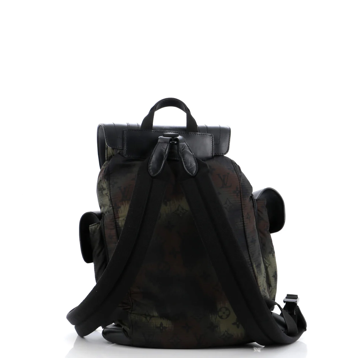 Christopher Backpack Limited Edition Camouflage Monogram Nylon with Leather PM - Deep Luxury