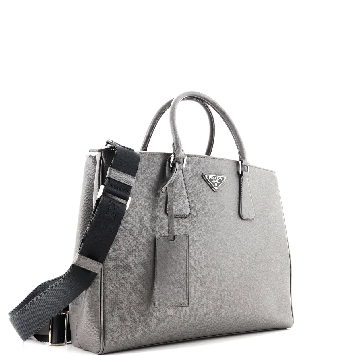Galleria Double Zip Travel Tote Saffiano Leather Large - Deep Luxury