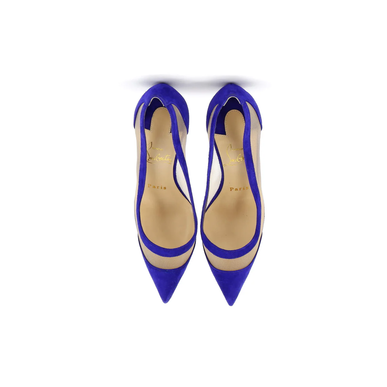 Women's Galativi Pumps Suede and Mesh 100 - Deep Luxury