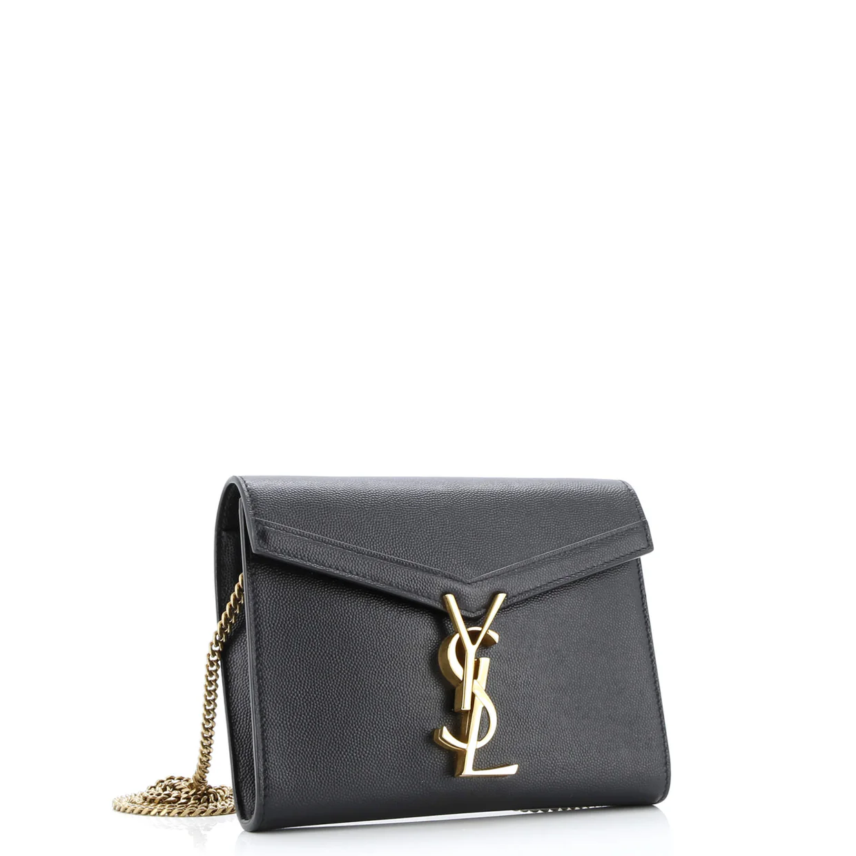 Cassandra Chain Wallet Leather Mini - Deep Luxury
