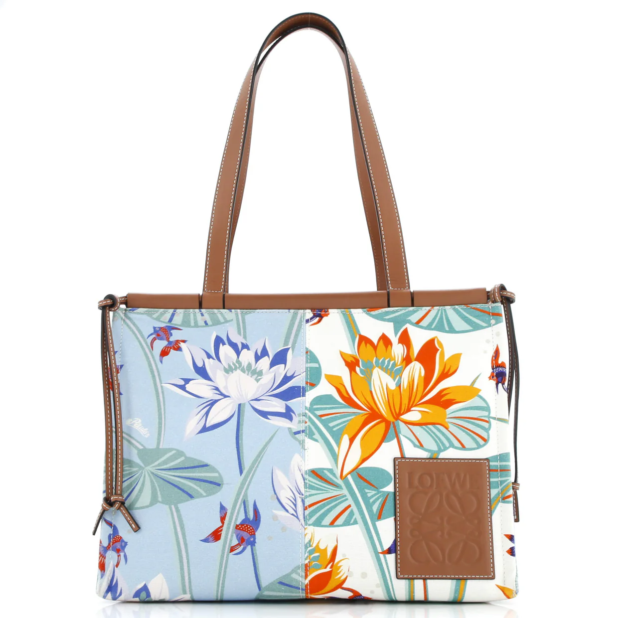 Paula's Ibiza Cushion Tote Printed Canvas Small - Deep Luxury