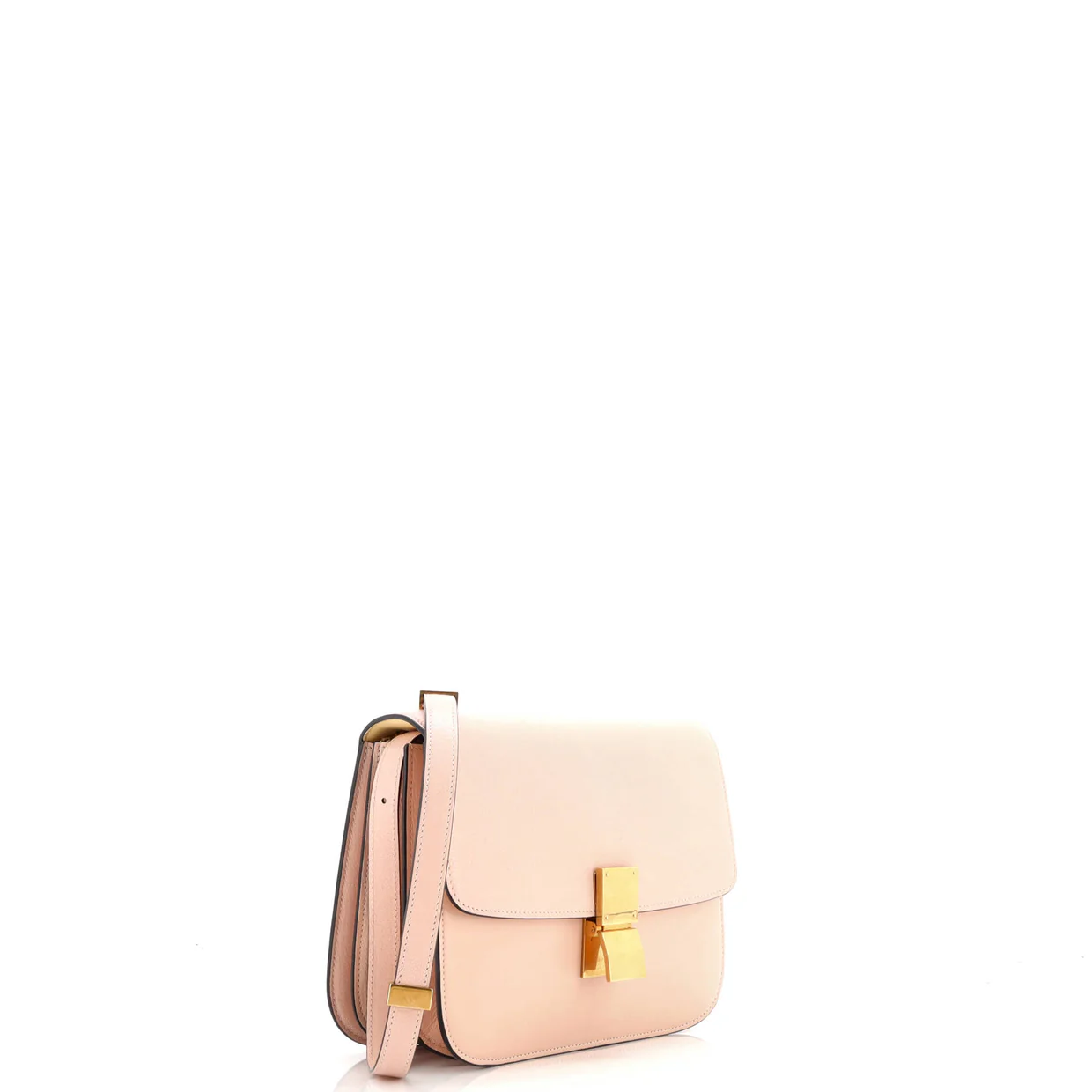 Classic Box Bag Grainy Leather Medium - Deep Luxury