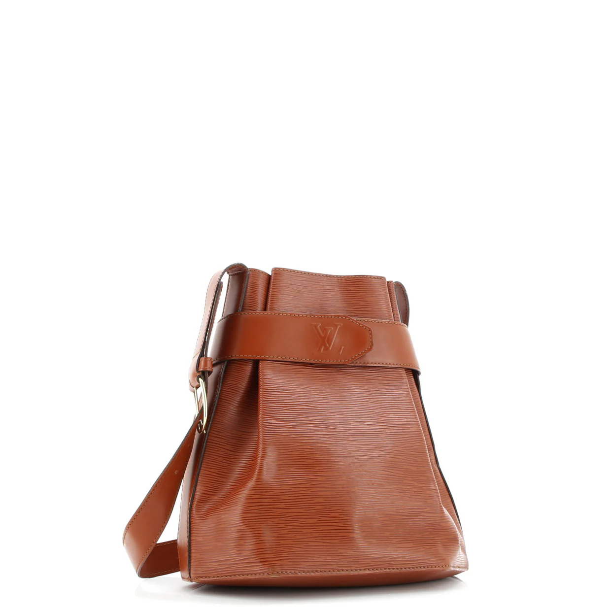 Vintage Sac d'Epaule Handbag Epi Leather PM - Deep Luxury