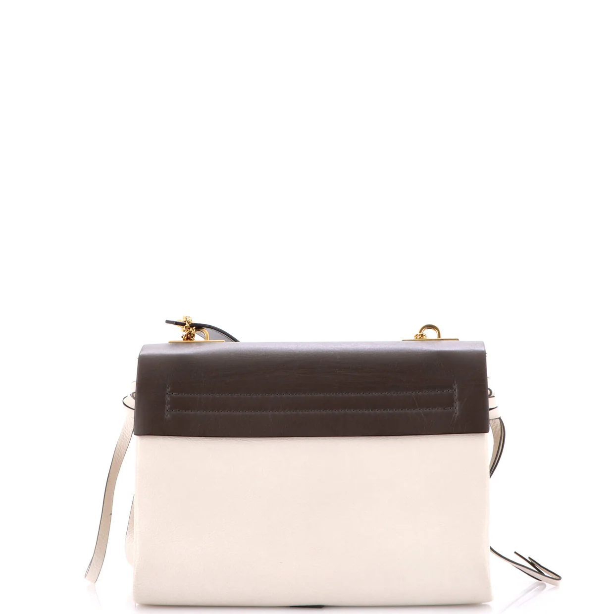 VRing Top Handle Bag Leather Small - Deep Luxury