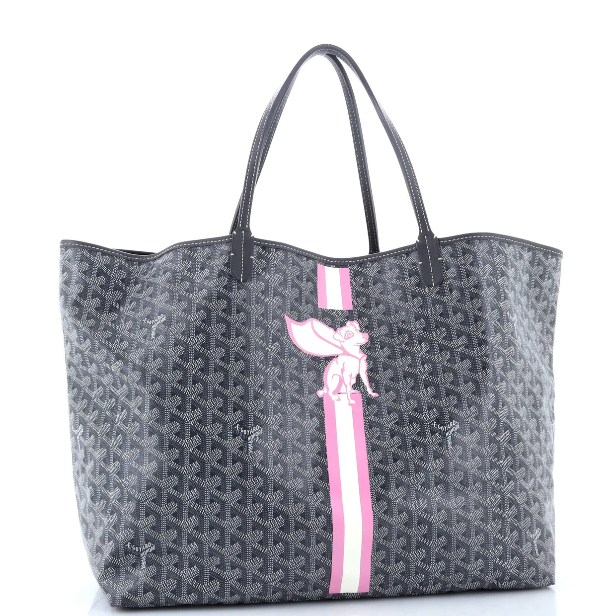 Saint Louis Tote Printed Coated Canvas GM - Deep Luxury