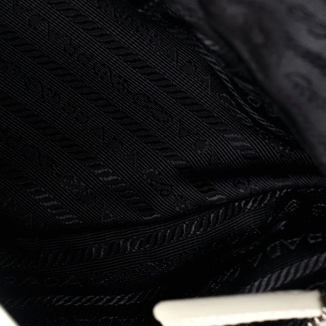 Triangle Logo Zip Around Shoulder Bag Saffiano Leather - Deep Luxury