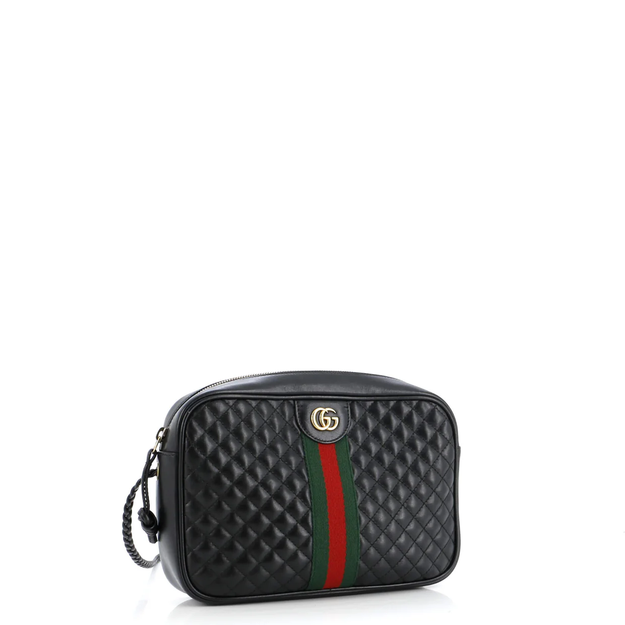 Trapuntata Camera Bag Quilted Leather Small - Deep Luxury