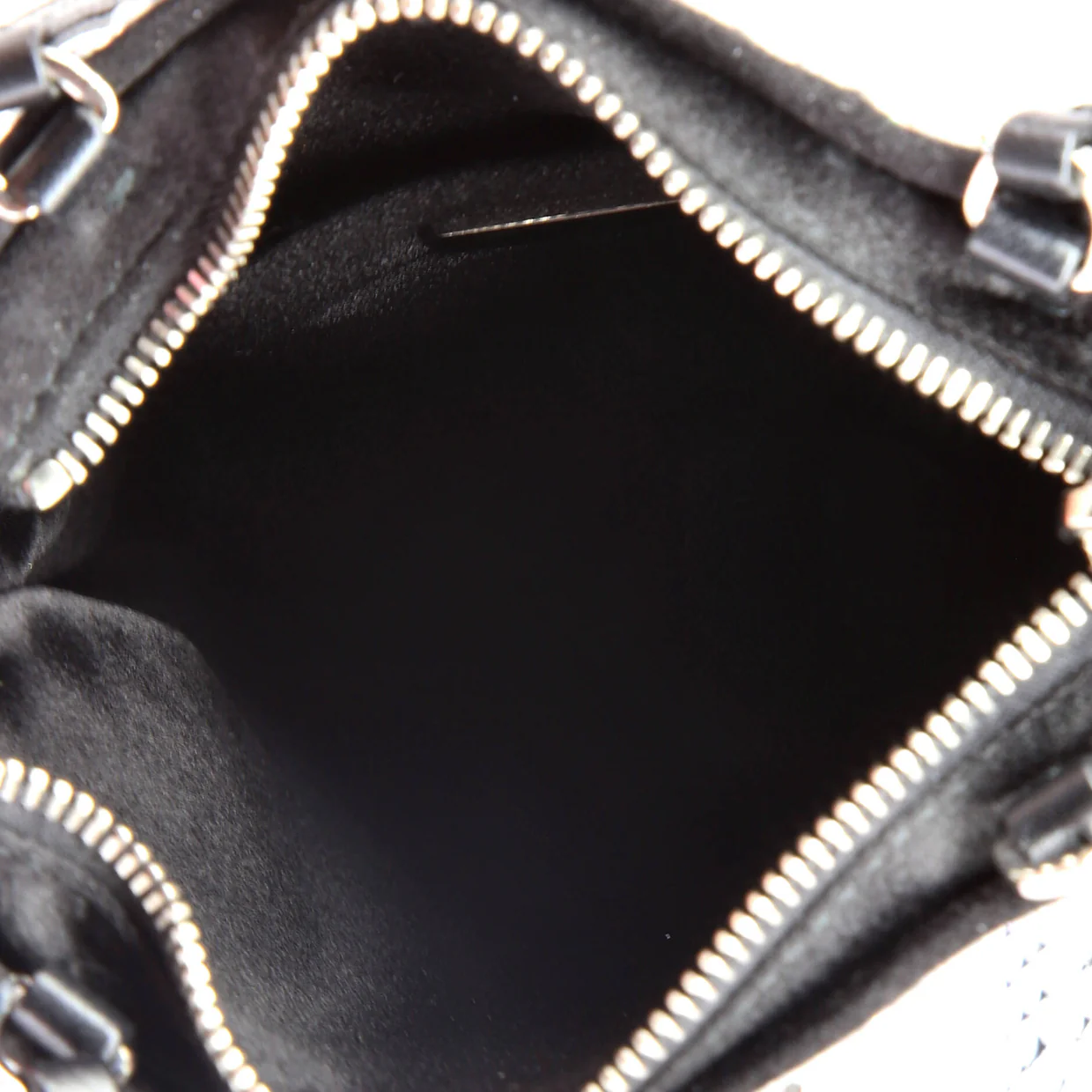 Convertible Open Tote Crystal Embellished Satin Mini - Deep Luxury