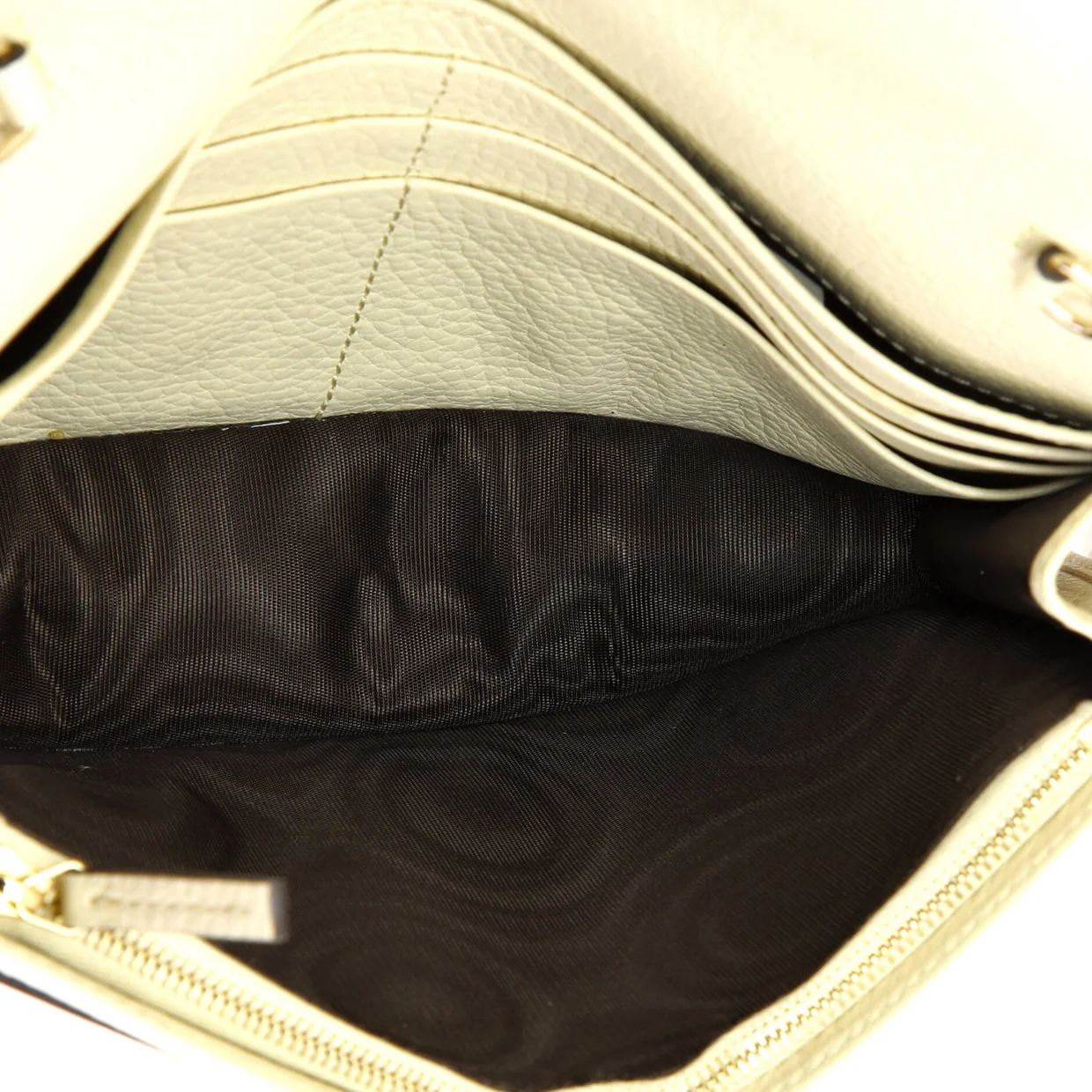 Soho Wallet on Chain Leather - Deep Luxury