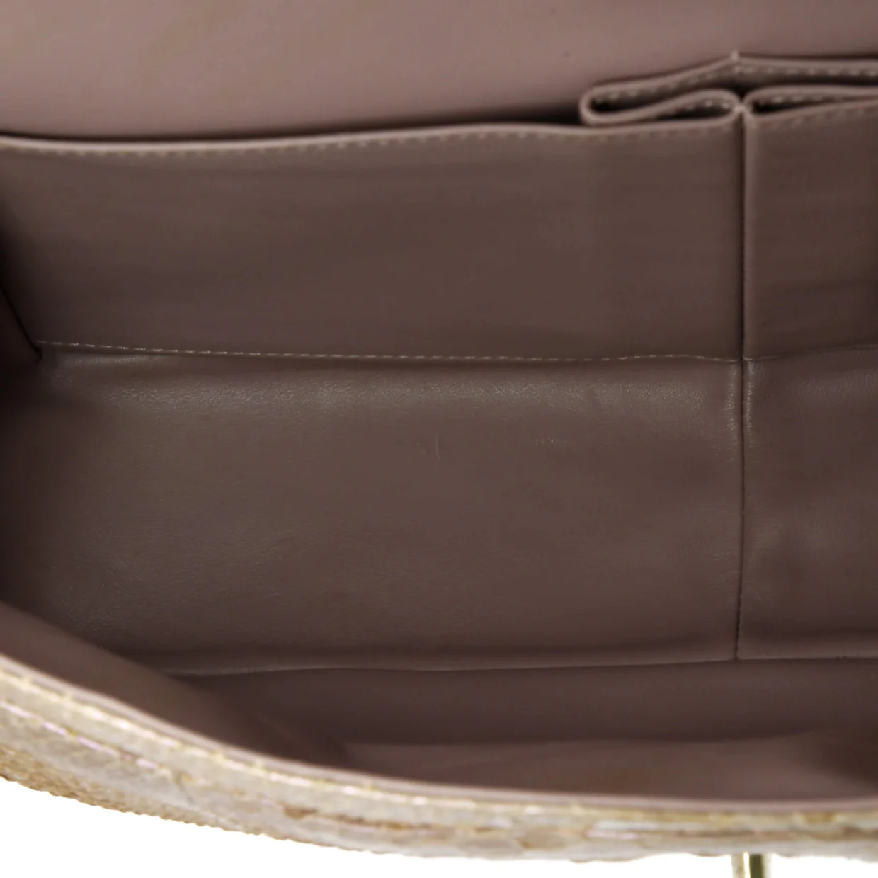 Classic Double Flap Bag Iridescent Python Medium - Deep Luxury