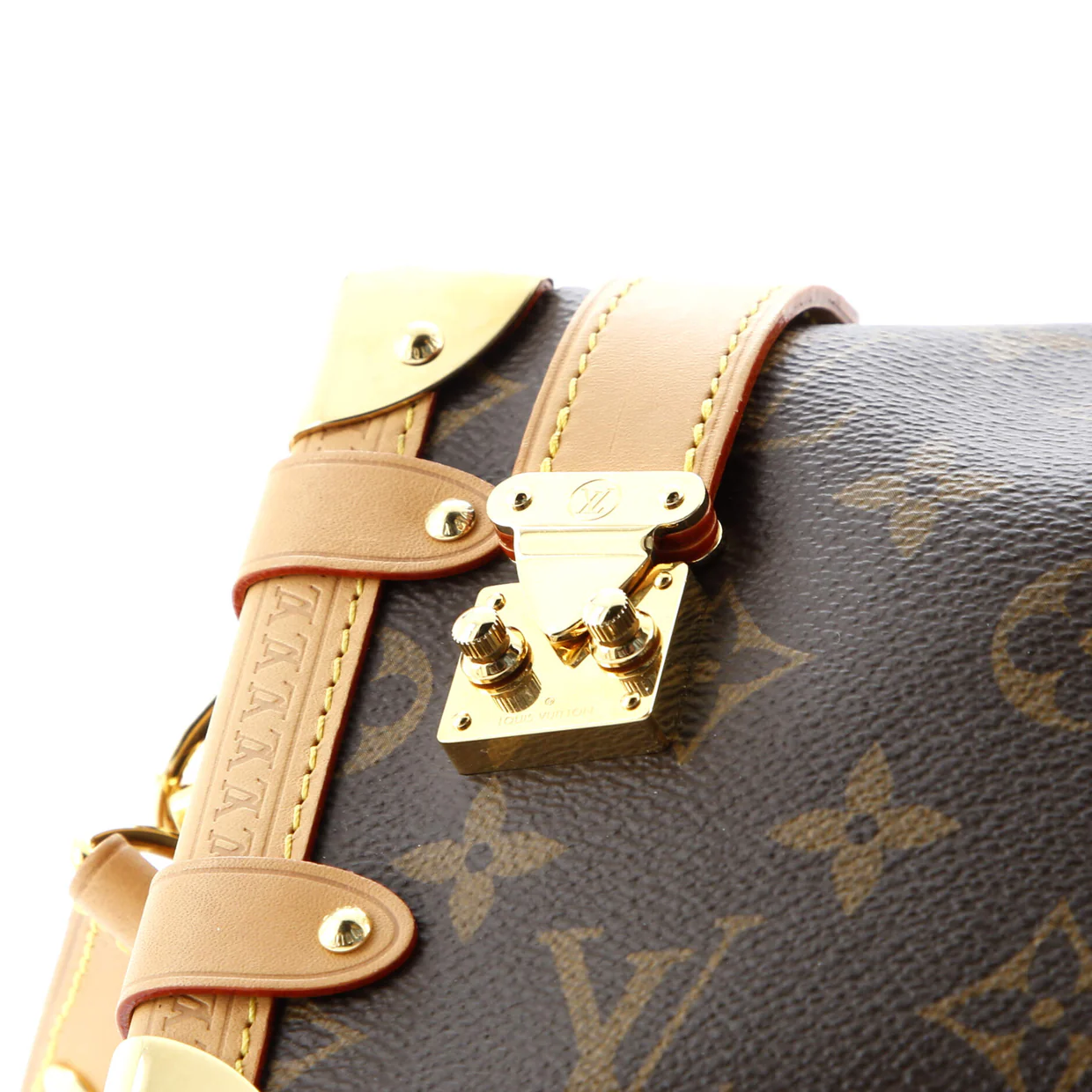 Side Trunk Handbag Monogram Canvas PM - Deep Luxury