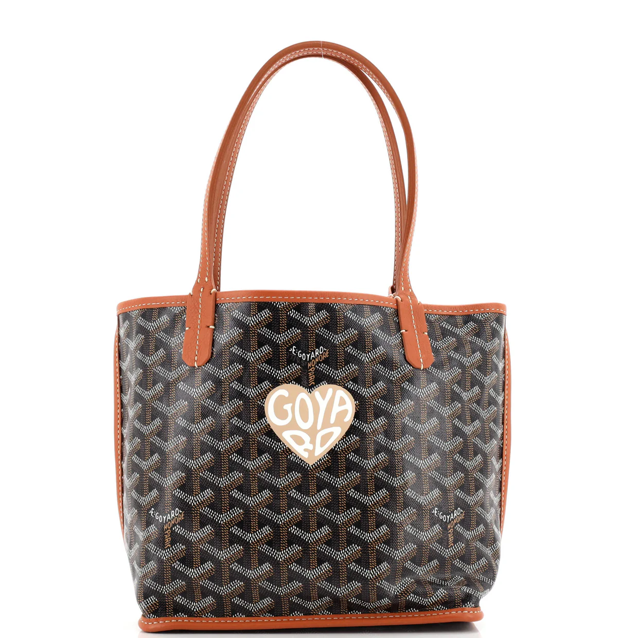 Anjou Reversible Tote Printed Coated Canvas Mini - Deep Luxury