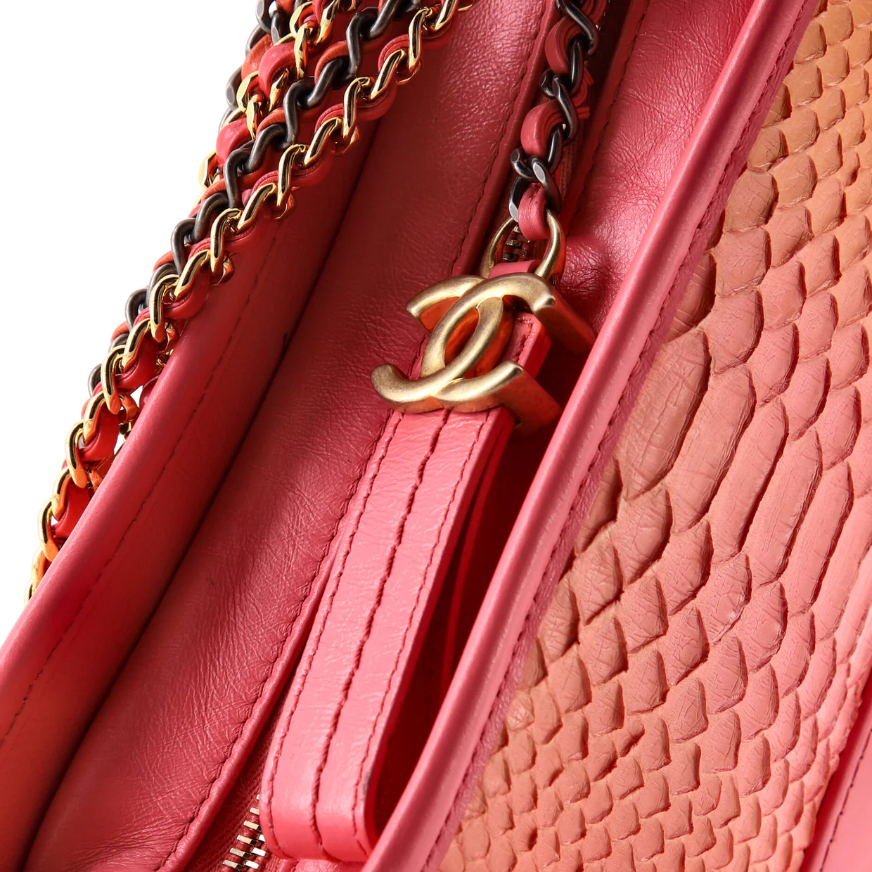 Gabrielle Hobo Python Small - Deep Luxury