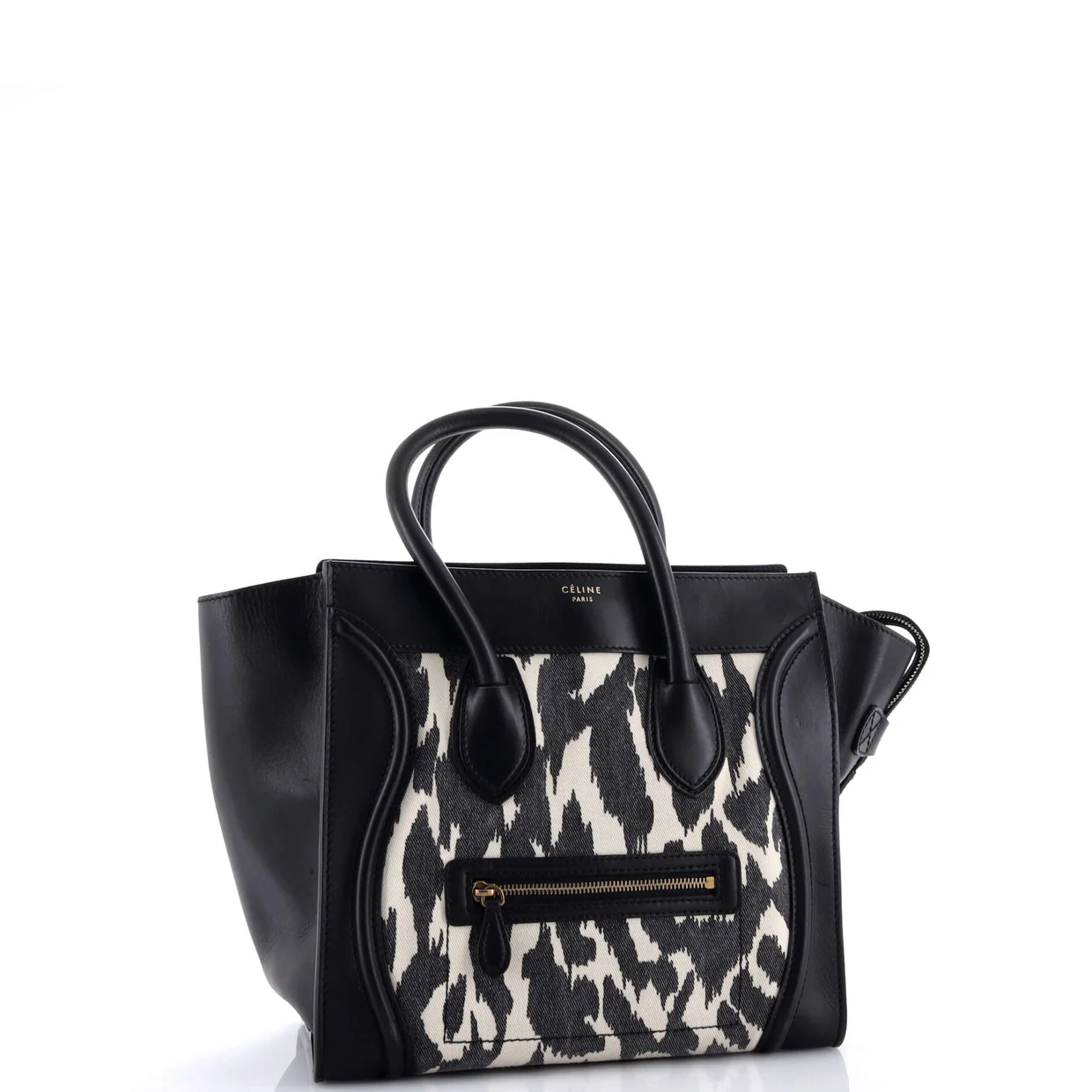 Luggage Bag Printed Canvas and Leather Mini - Deep Luxury