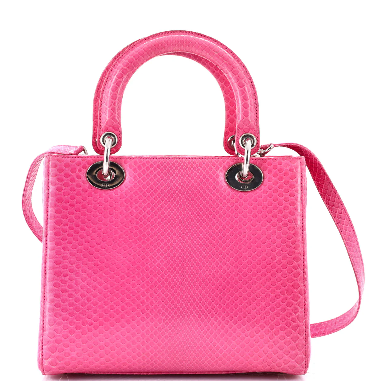 Lady Dior Bag Python Medium - Deep Luxury