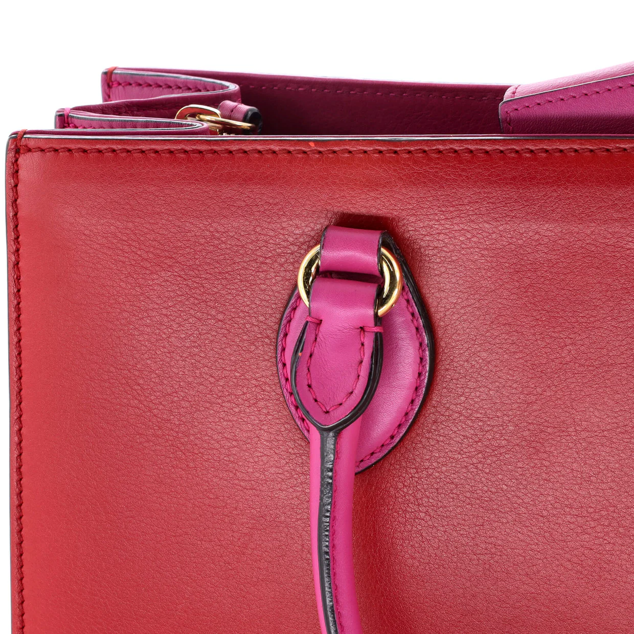 Convertible Gusset Tote Leather Medium - Deep Luxury