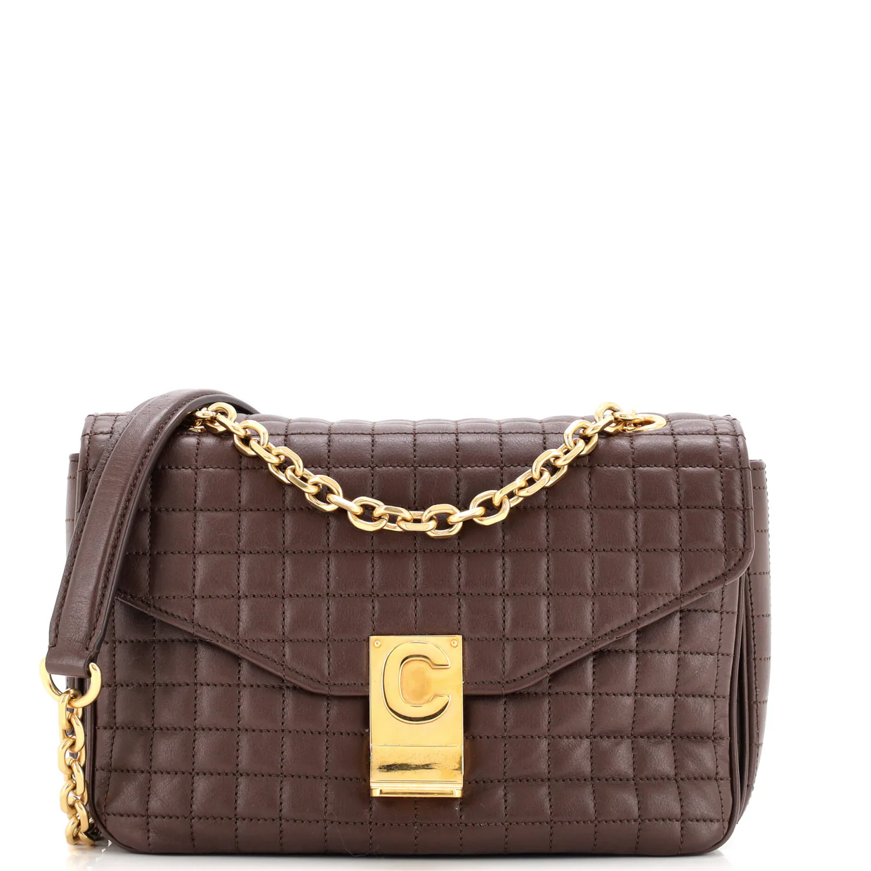 C Bag Quilted Leather Medium - Deep Luxury