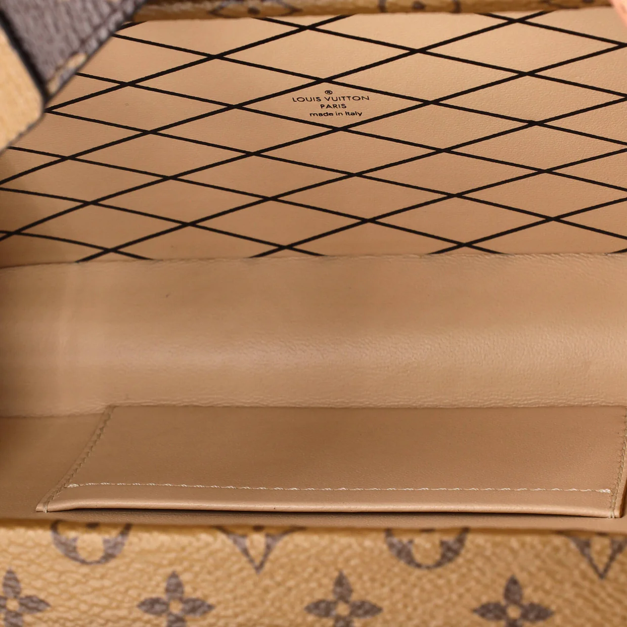 Petite Malle Handbag Reverse Monogram Canvas - Deep Luxury