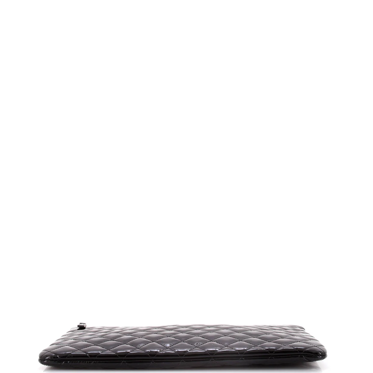 Valentine Hearts O Case Clutch Quilted Patent Large - Deep Luxury