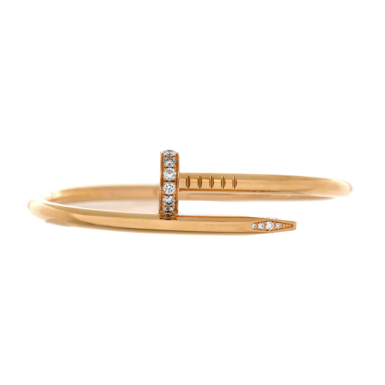 Juste un Clou Bracelet 18K Yellow Gold with Diamonds Classic - Deep Luxury