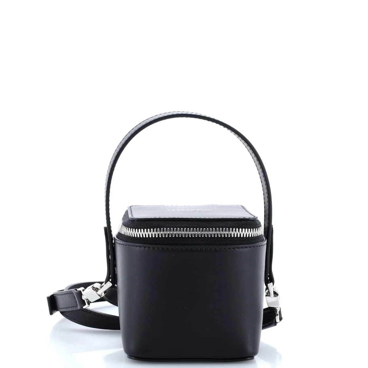 Gancicni Top Handle Vanity Case Leather Micro - Deep Luxury