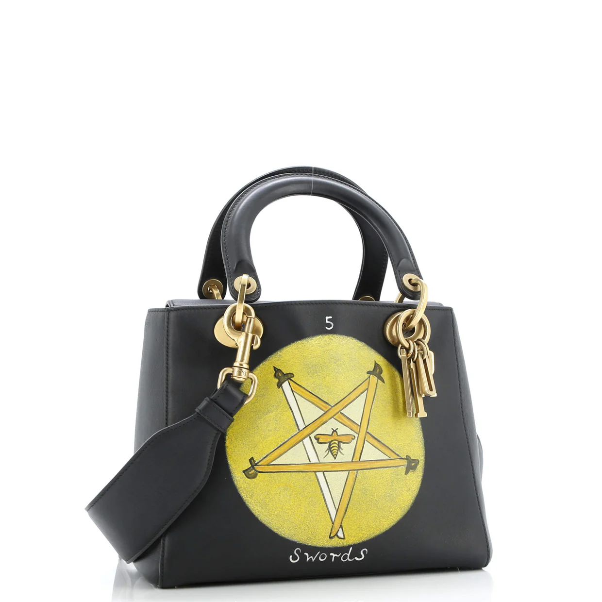 Supple Lady Dior Bag Limited Edition Niki de Saint Phalle Printed Leather Medium - Deep Luxury