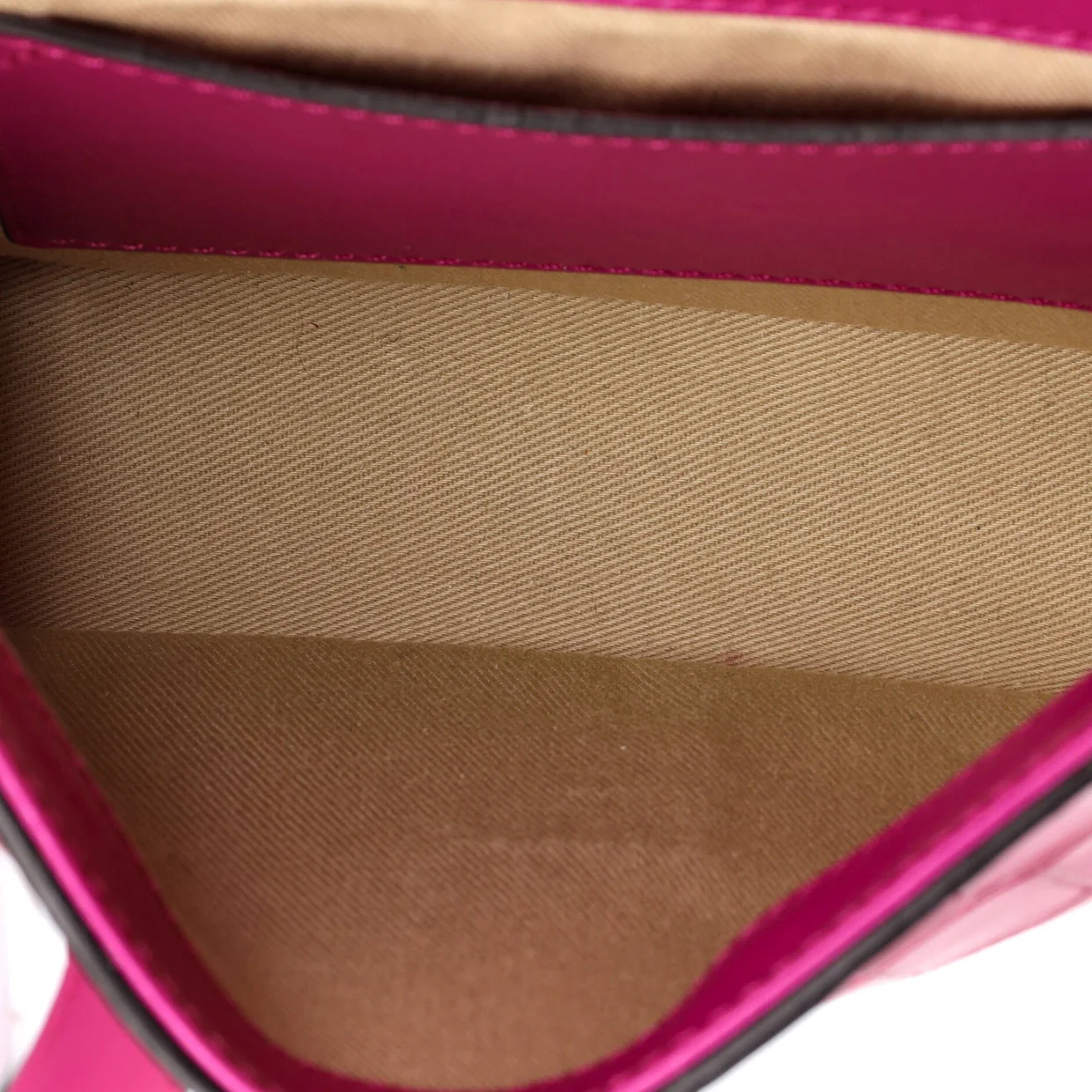 C Double Carry Bag Crocodile Embossed Leather Mini - Deep Luxury