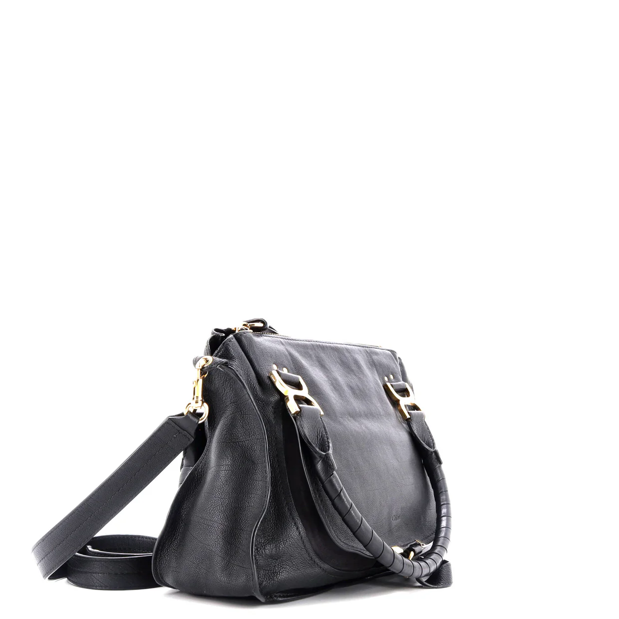Marcie Satchel Leather Medium - Deep Luxury