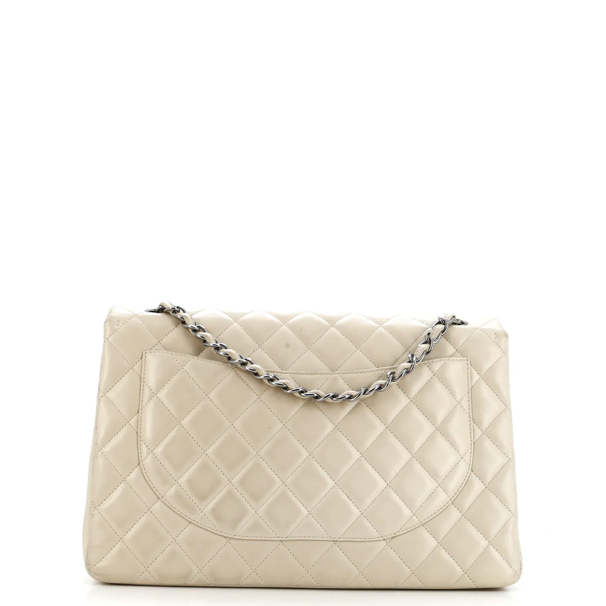 Classic Single Flap Bag Quilted Lambskin Jumbo - Deep Luxury