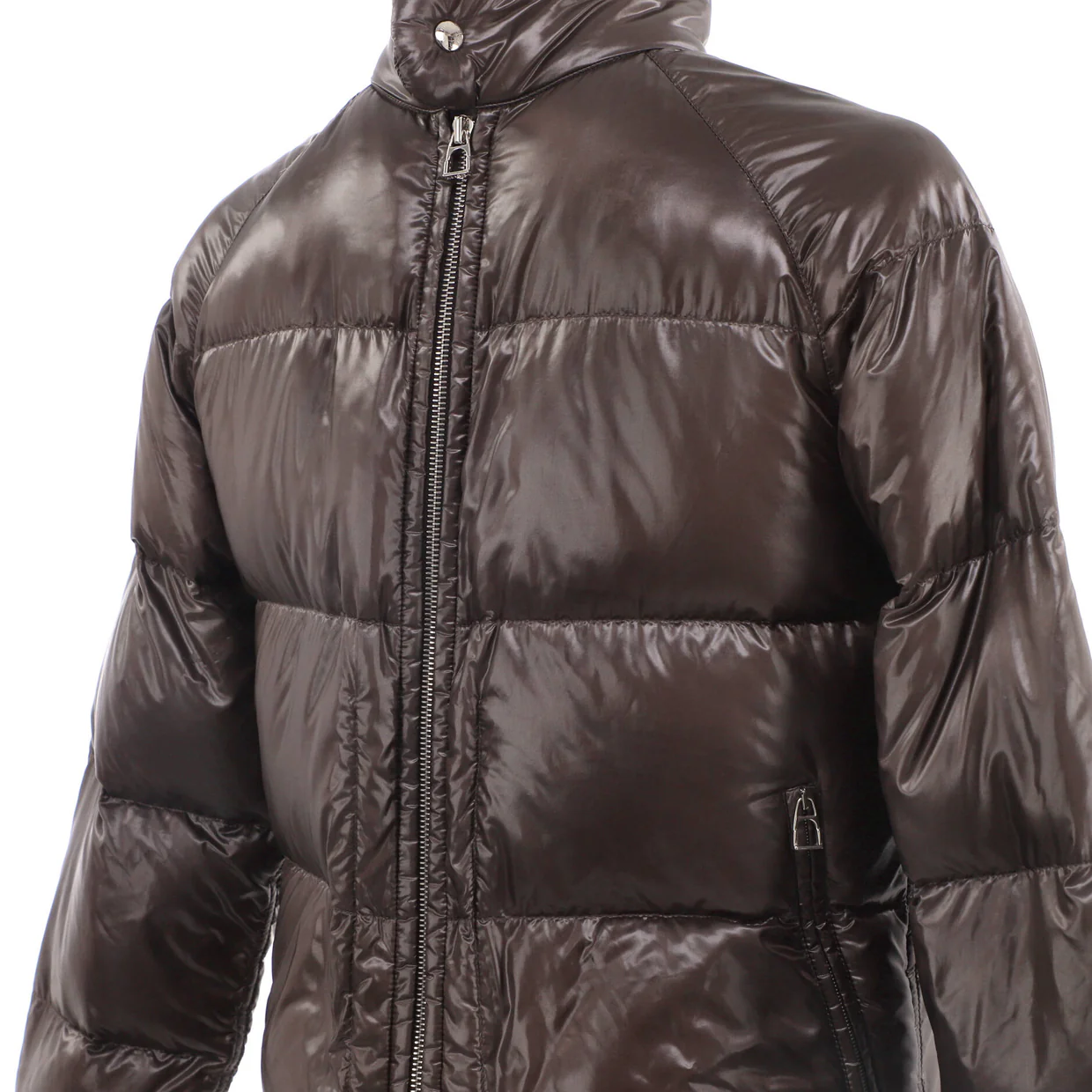 Men's Piumino Puffer Coat Quilted Polyamide with Down - Deep Luxury
