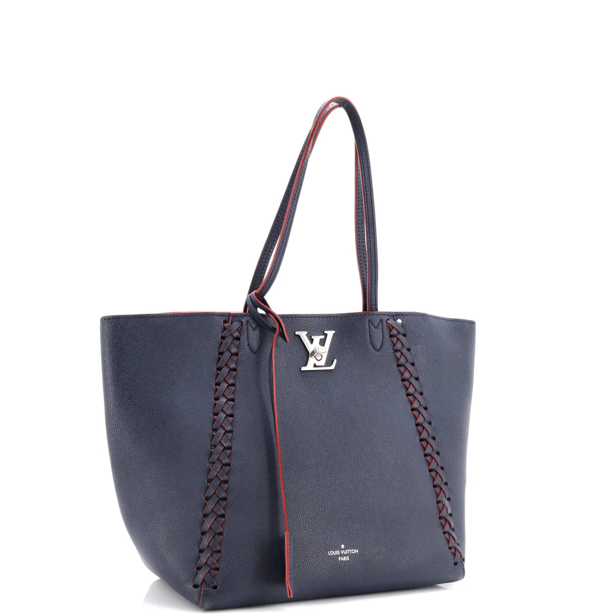 Lockme Cabas Braided Leather - Deep Luxury