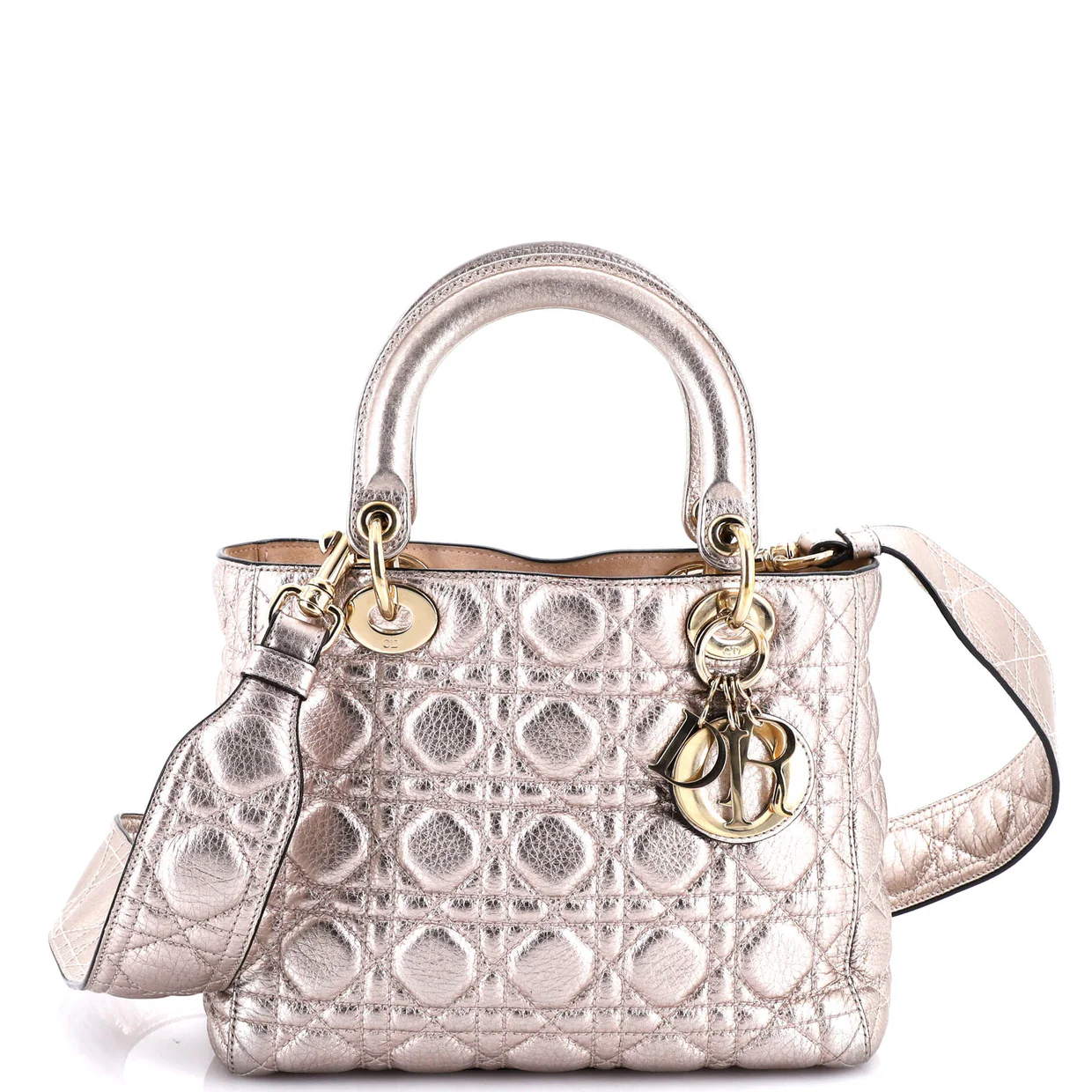 Supple Lady Dior Bag Cannage Quilt Leather Medium - Deep Luxury