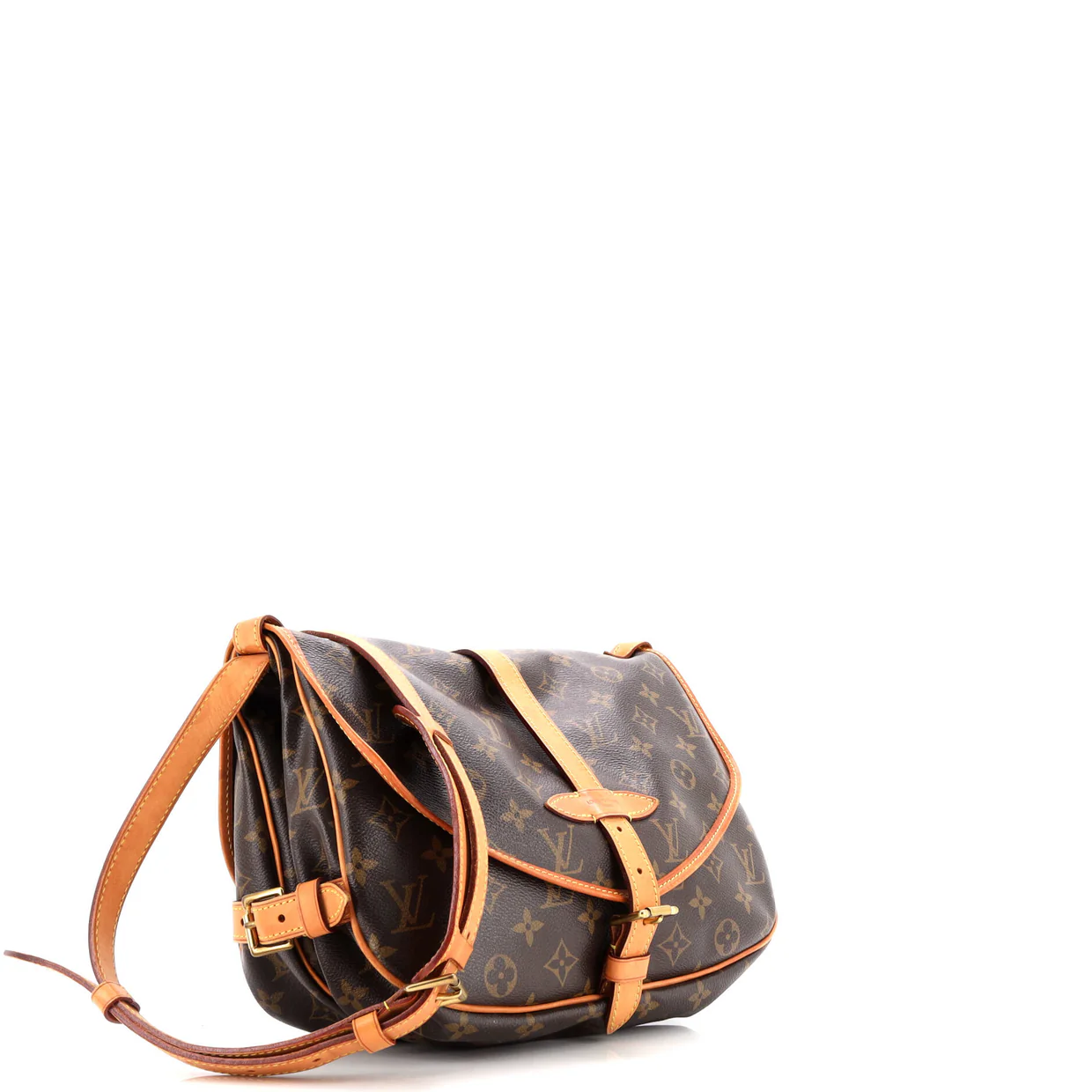 Saumur Handbag Monogram Canvas 30 - Deep Luxury