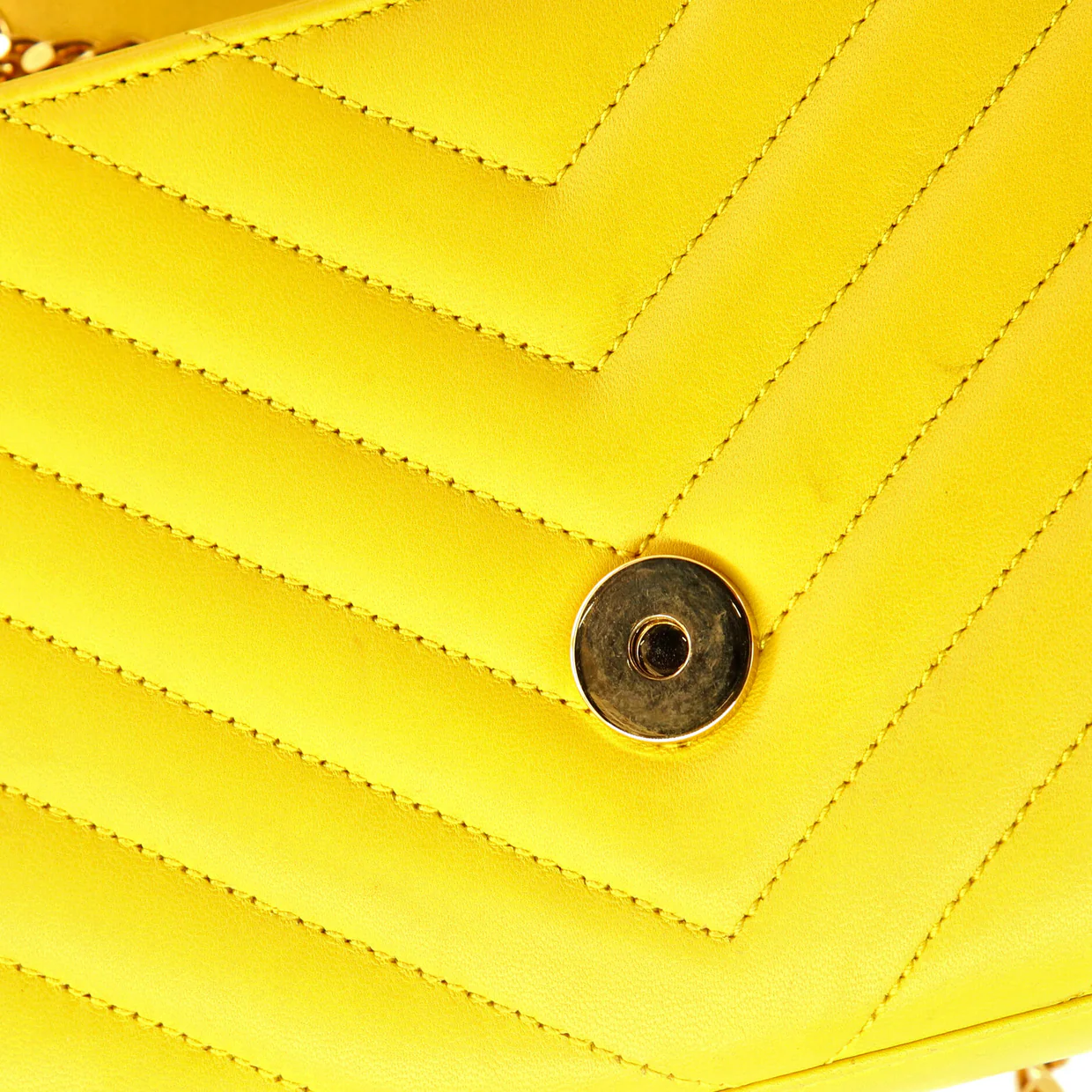 Classic Monogram Envelope Satchel Matelasse Chevron Leather Small - Deep Luxury