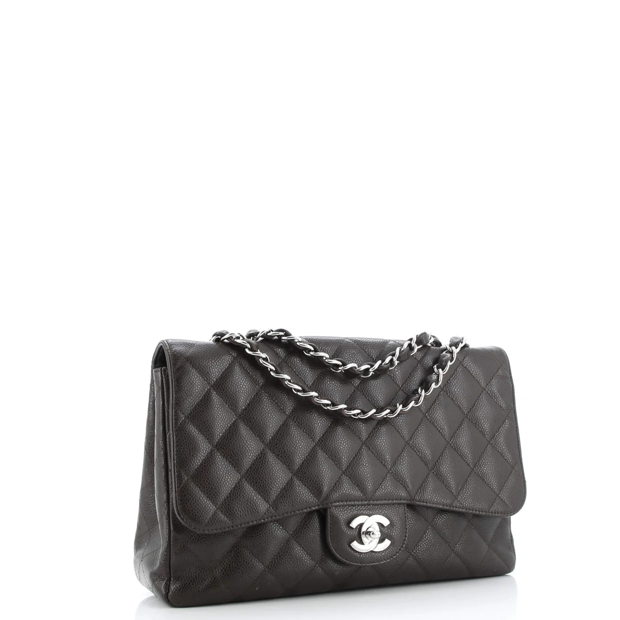 Vintage Classic Single Flap Bag Quilted Caviar Jumbo - Deep Luxury