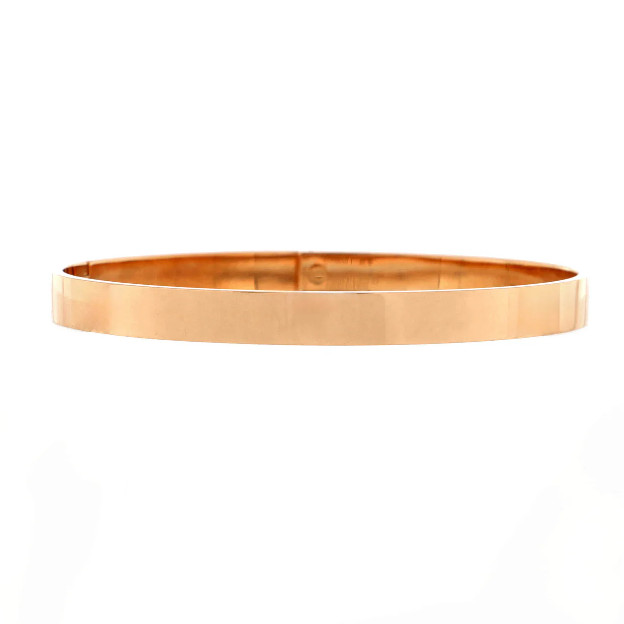 Kelly Bracelet 18K Rose Gold with 4 Diamonds Small - Deep Luxury