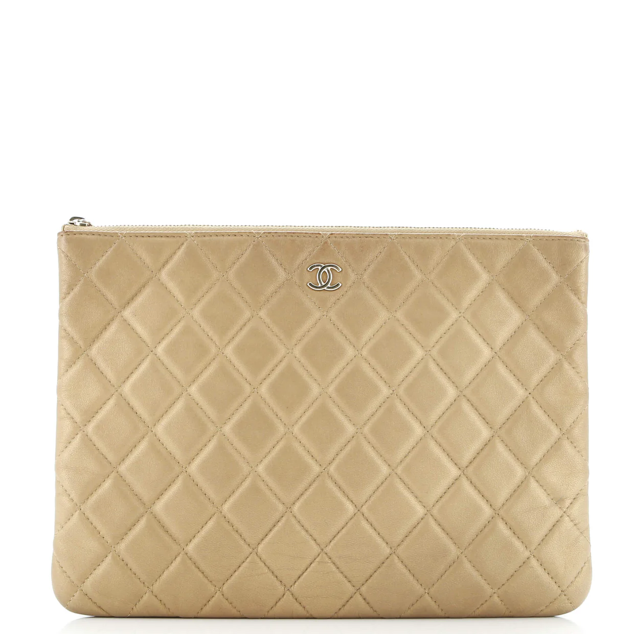 O Case Clutch Quilted Lambskin Medium - Deep Luxury