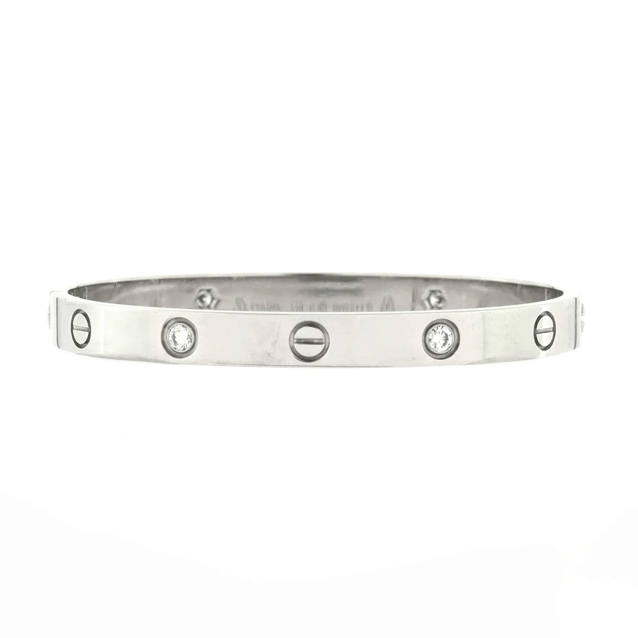 Love 4 Diamond Bracelet 18K White Gold and Diamonds - Deep Luxury