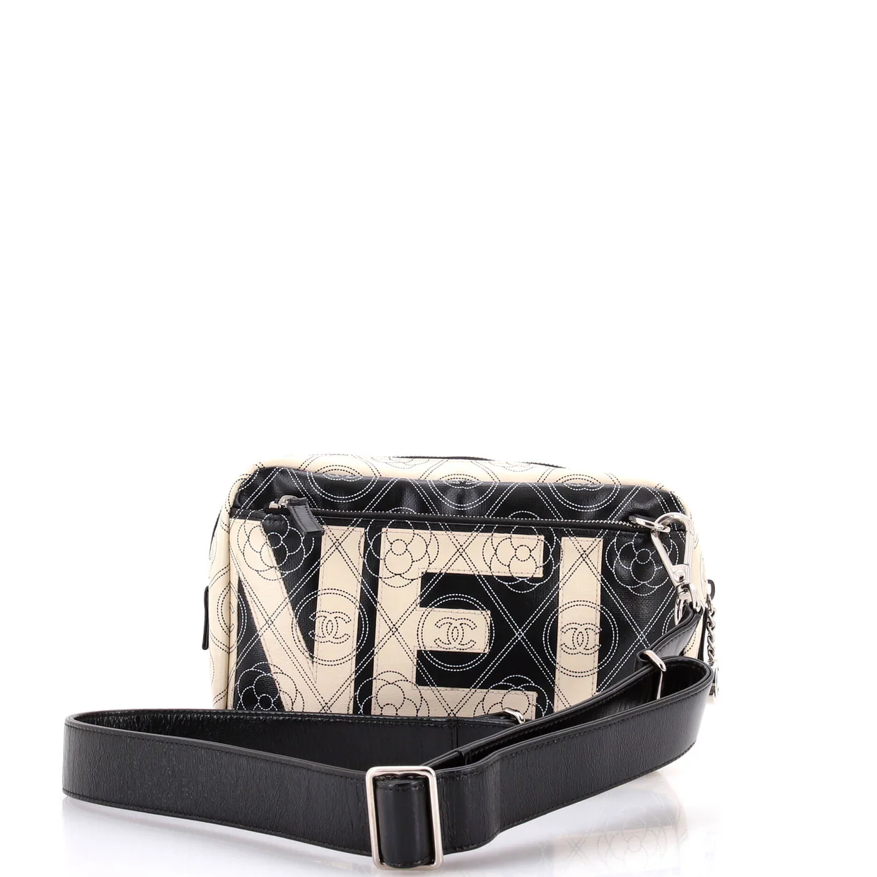 Logo Camera Bag Printed Coated Canvas Medium - Deep Luxury