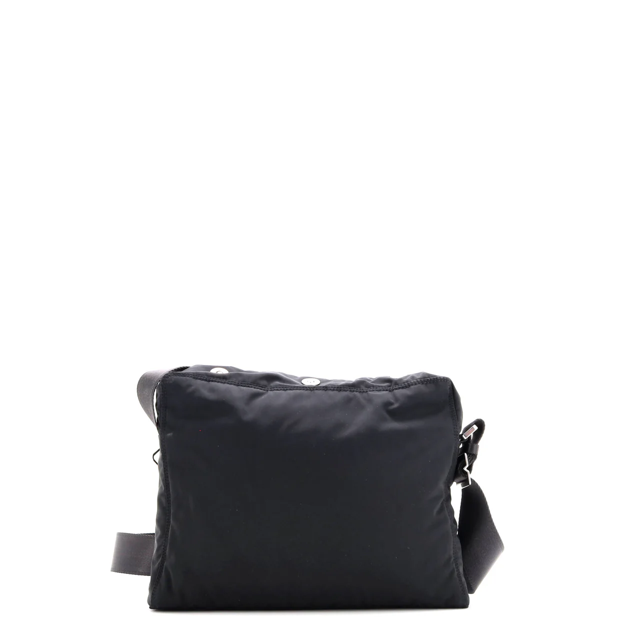 Snap Button Messenger Bag Nylon - Deep Luxury