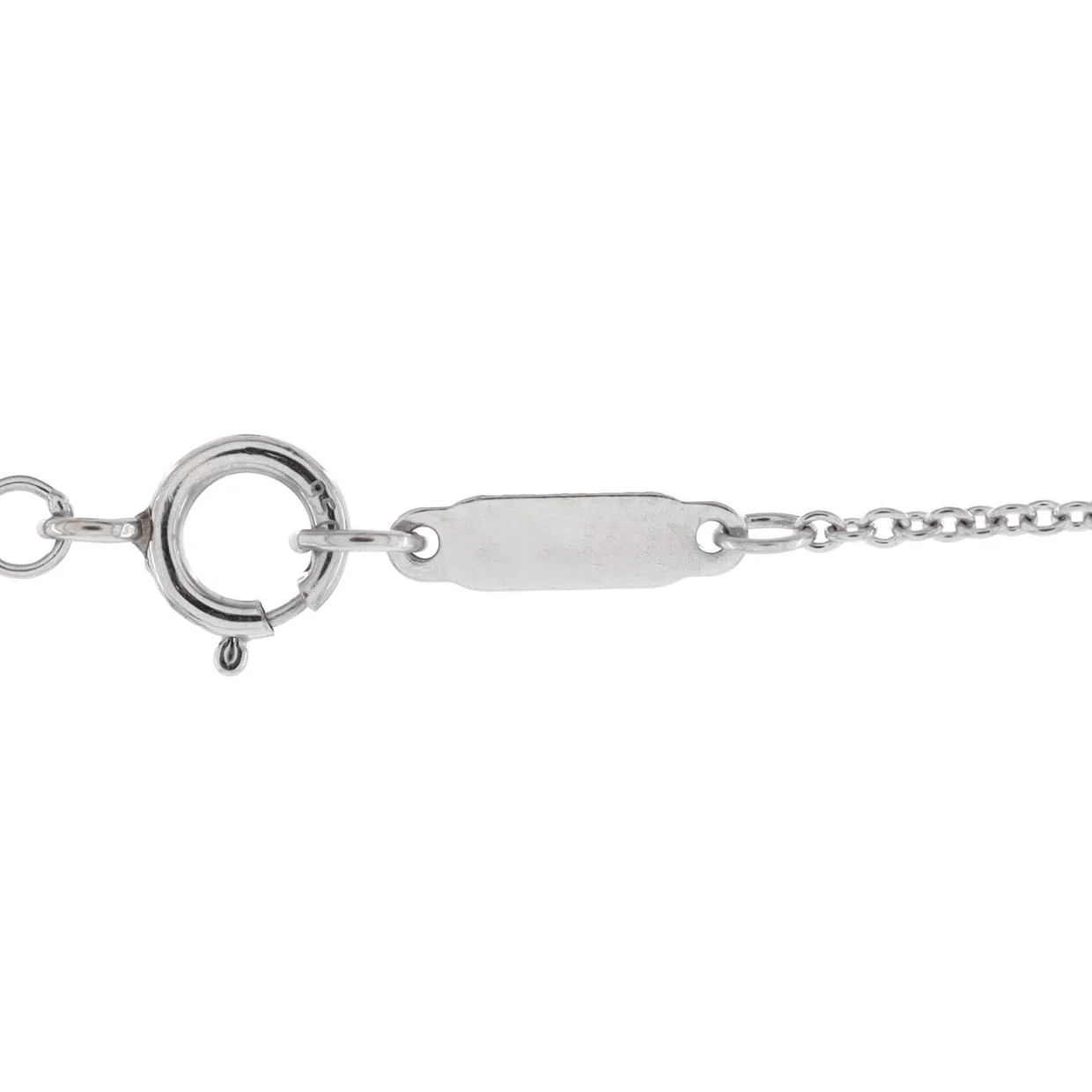 Fleur de Lis Key Pendant Necklace Platinum with Diamonds Large - Deep Luxury