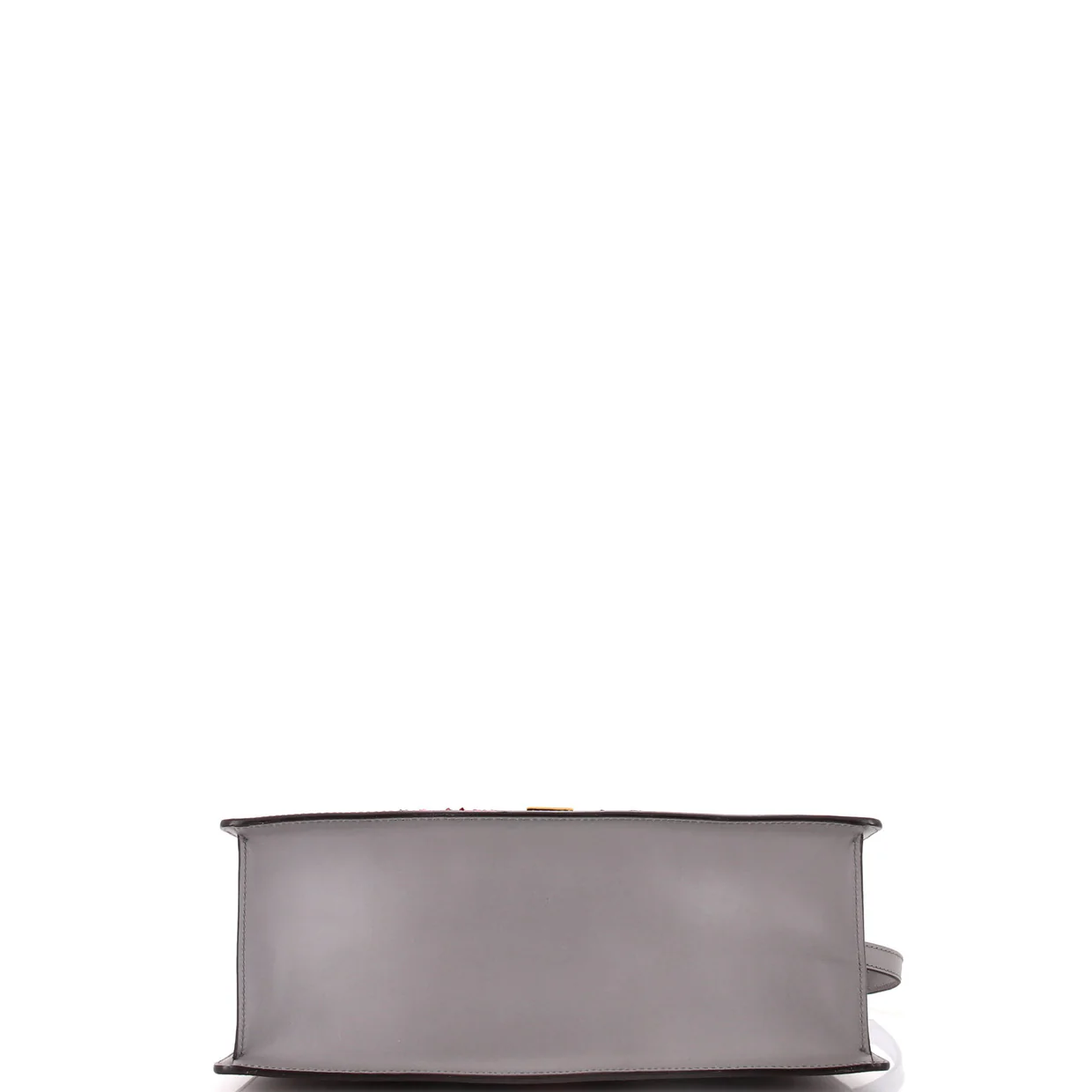 Sylvie Top Handle Bag Embroidered Leather Medium - Deep Luxury