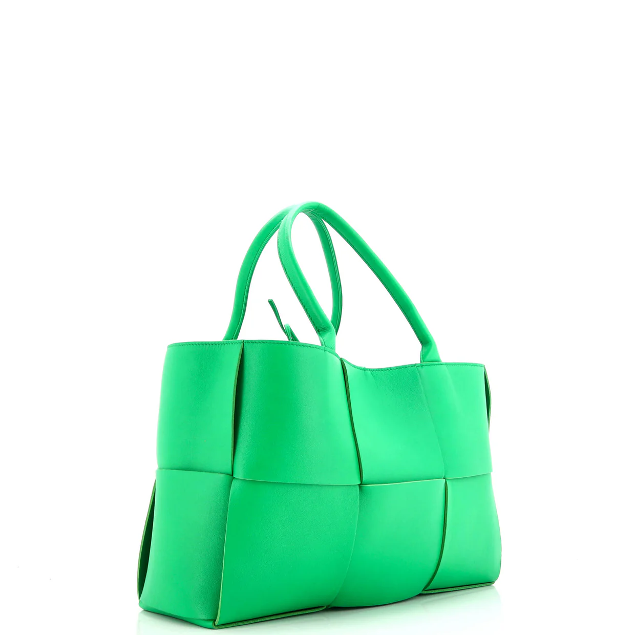 Arco Tote Maxi Intrecciato Leather Medium - Deep Luxury