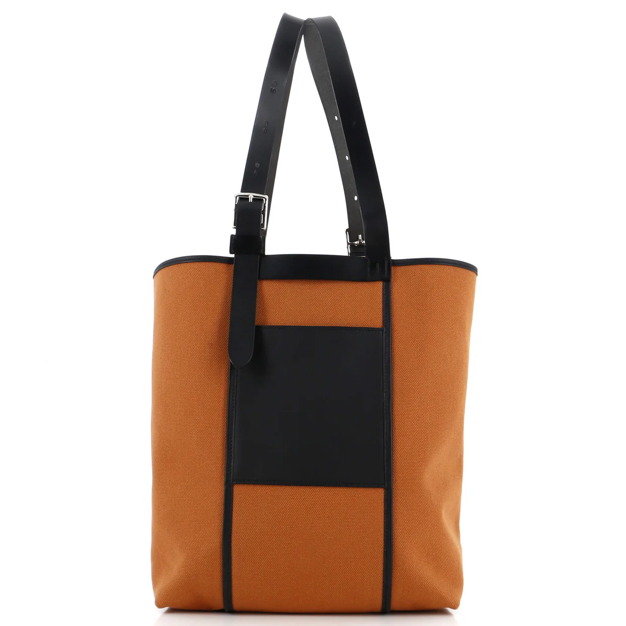 Etriviere Pocket Tote Toile and Leather 27 - Deep Luxury