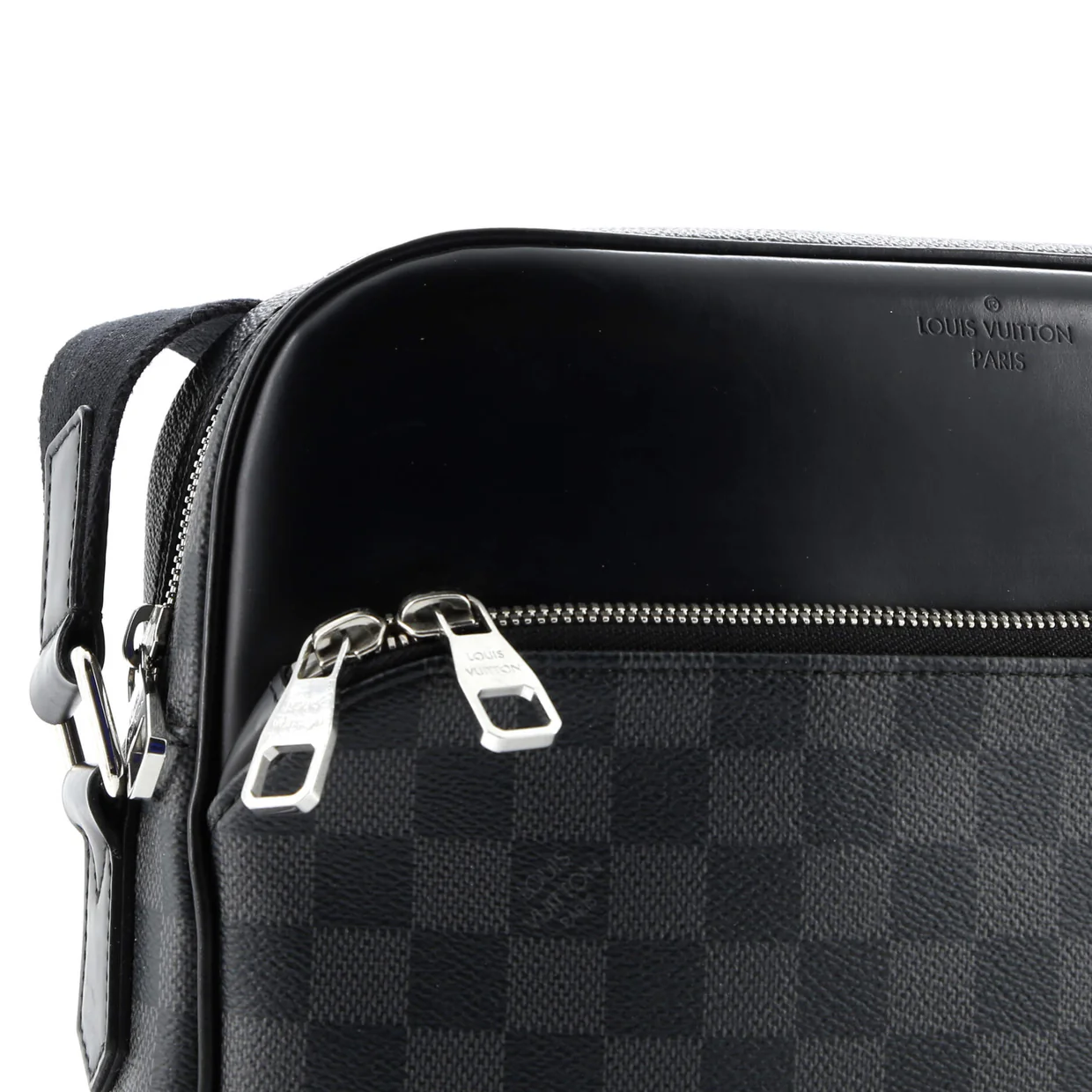 Dayton Reporter Bag Damier Graphite PM - Deep Luxury