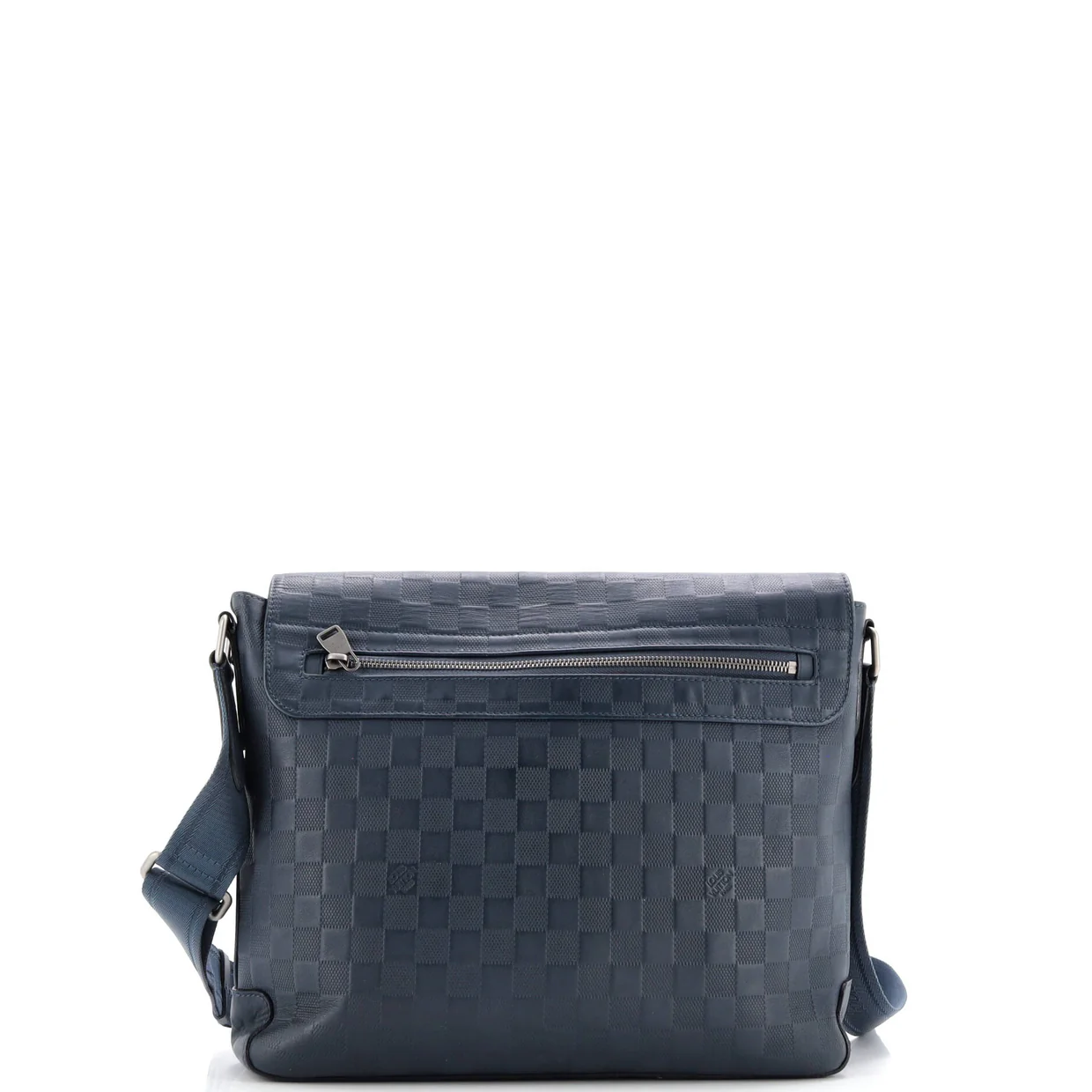 District Messenger Bag Damier Infini Leather MM - Deep Luxury